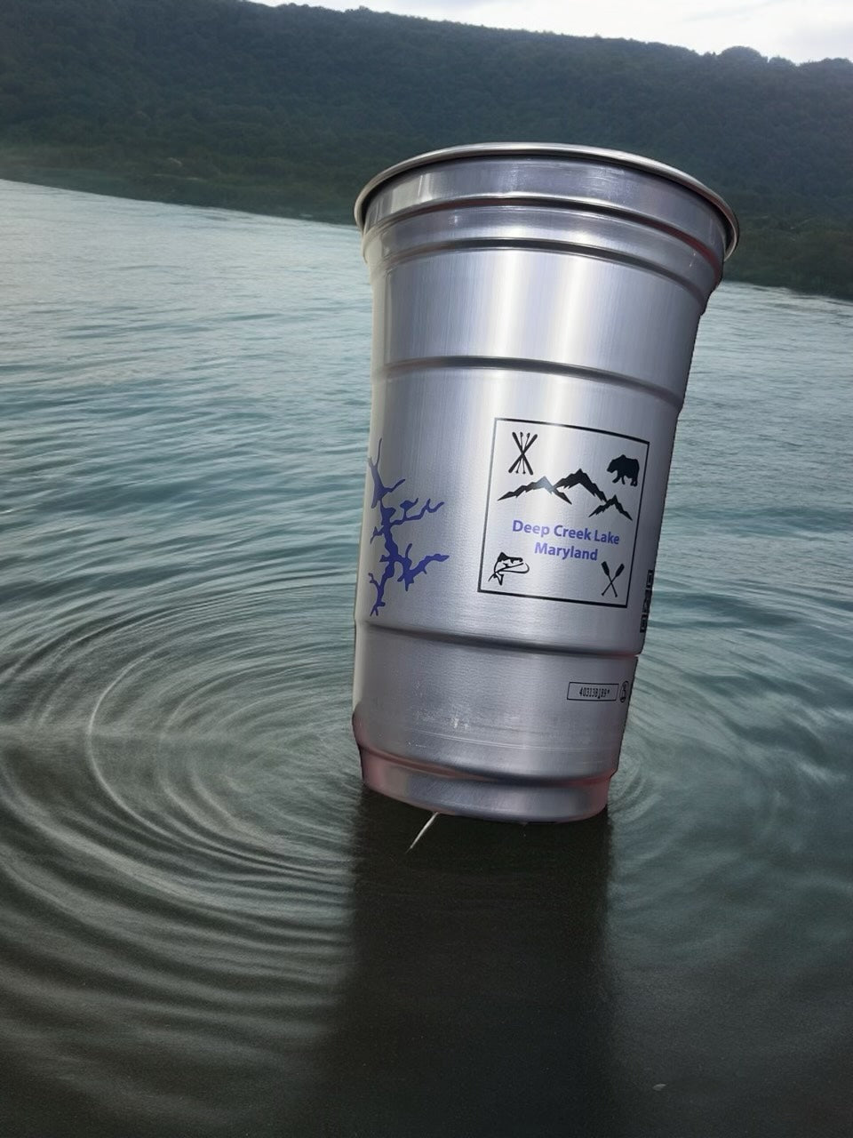 Deep Creek Lake Aluminum Cups